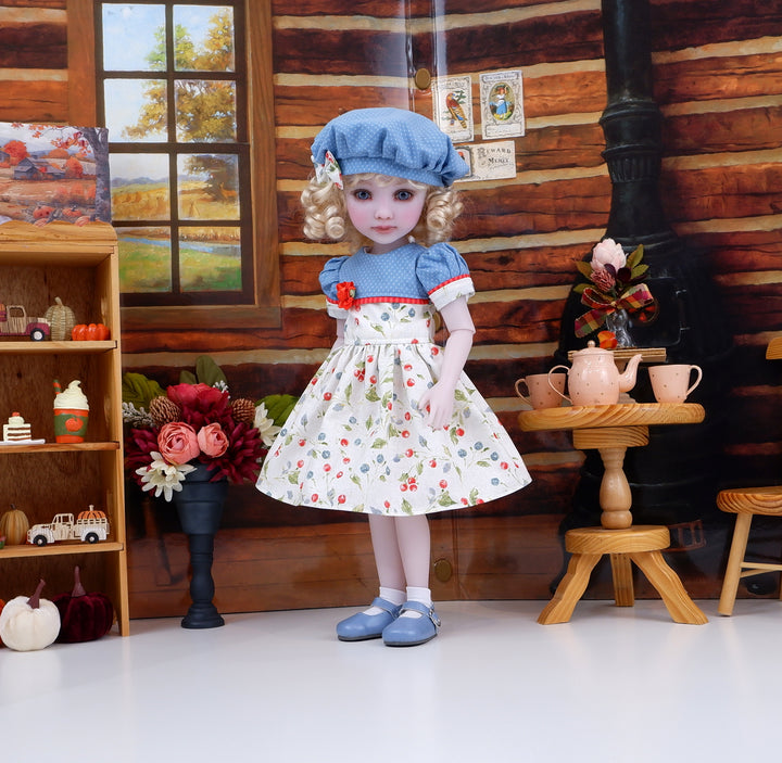 Autumn Berry - dress with shoes for Ruby Red Fashion Friends doll