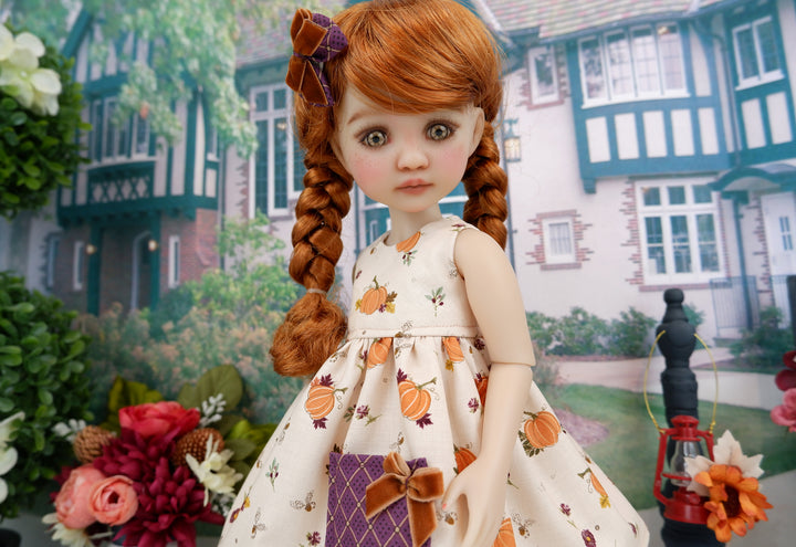 Autumn Blessings - dress with boots for Ruby Red Fashion Friends doll