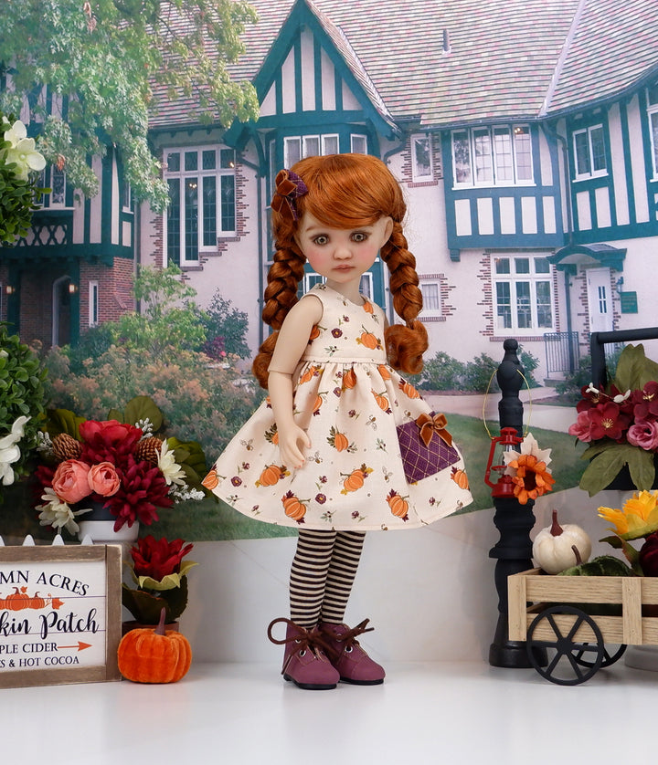 Autumn Blessings - dress with boots for Ruby Red Fashion Friends doll