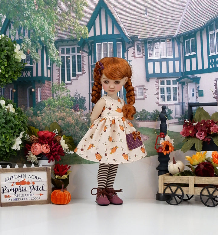 Autumn Blessings - dress with boots for Ruby Red Fashion Friends doll