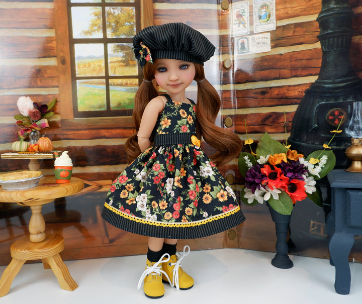 Autumn Charm - dress with boots for Ruby Red Fashion Friends doll