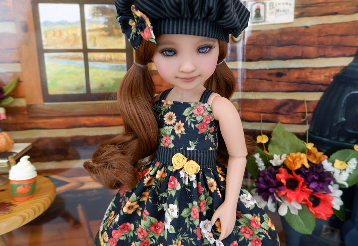 Autumn Charm - dress with boots for Ruby Red Fashion Friends doll