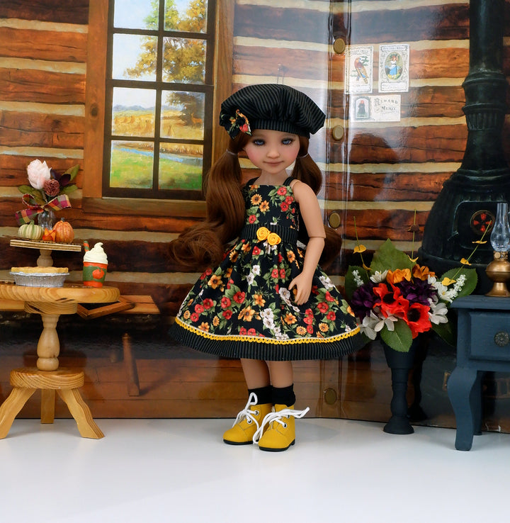 Autumn Charm - dress with boots for Ruby Red Fashion Friends doll