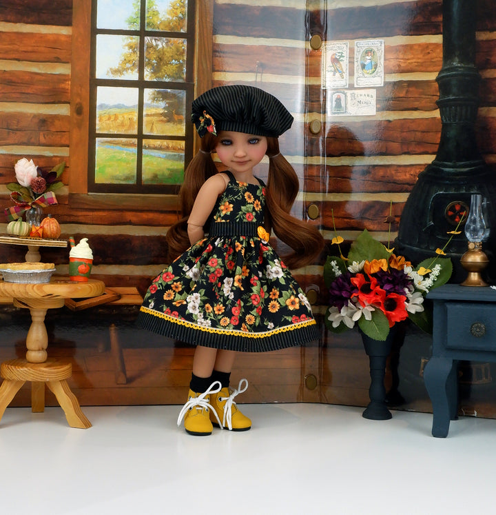 Autumn Charm - dress with boots for Ruby Red Fashion Friends doll