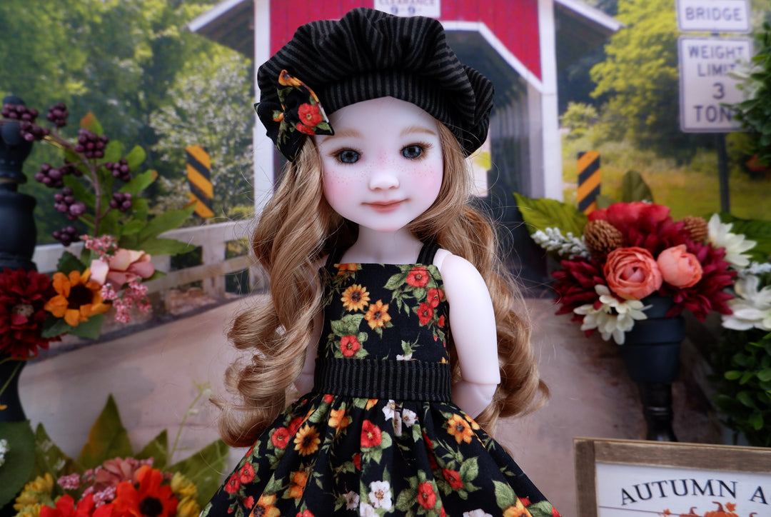 Autumn Charm - dress & jacket with boots for Ruby Red Fashion Friends doll