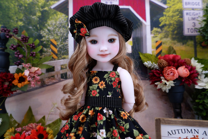 Autumn Charm - dress & jacket with boots for Ruby Red Fashion Friends doll