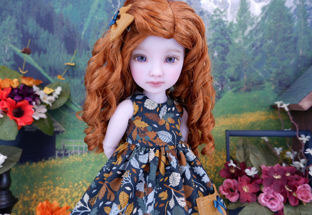 Autumn Chestnut - dress with boots for Ruby Red Fashion Friends doll
