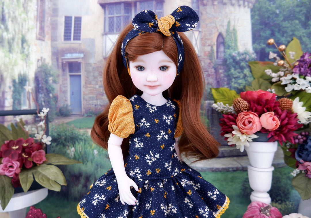 Autumn Clover - dress with shoes for Ruby Red Fashion Friends doll