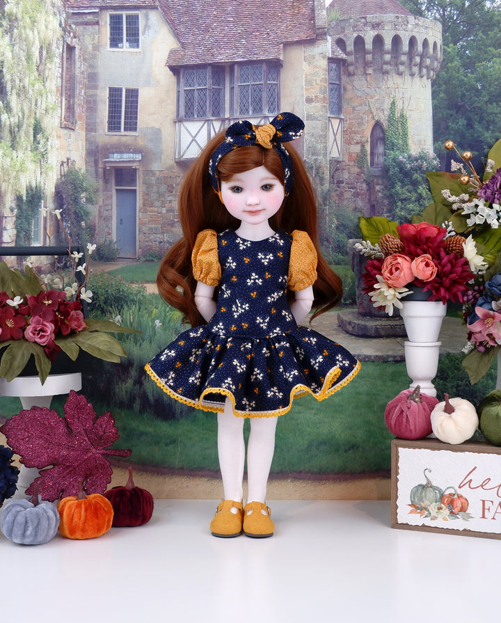 Autumn Clover - dress with shoes for Ruby Red Fashion Friends doll