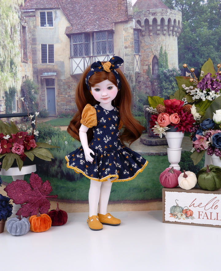Autumn Clover - dress with shoes for Ruby Red Fashion Friends doll
