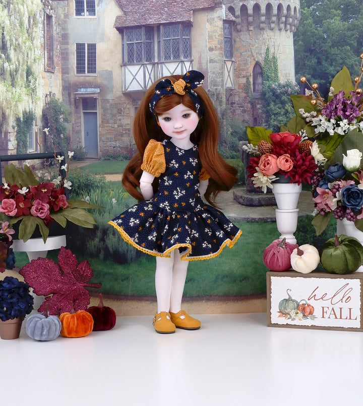Autumn Clover - dress with shoes for Ruby Red Fashion Friends doll