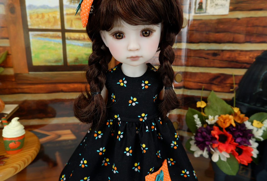 Autumn Corsage - dress with sweater & boots for Ruby Red Fashion Friends doll