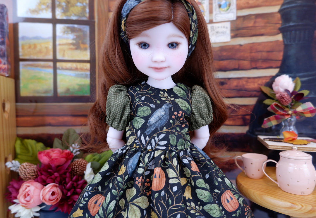 Autumn Crow - dress and shoes for Ruby Red Fashion Friends doll
