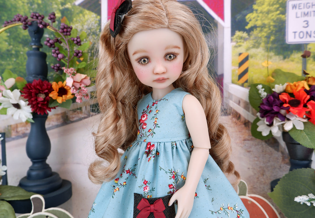 Autumn Day - dress with boots for Ruby Red Fashion Friends doll