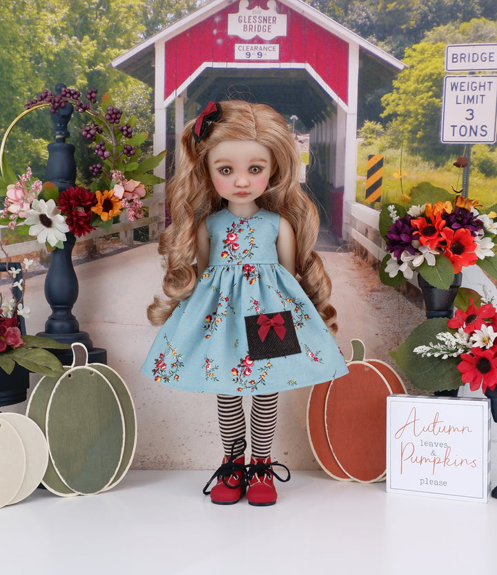 Autumn Day - dress with boots for Ruby Red Fashion Friends doll