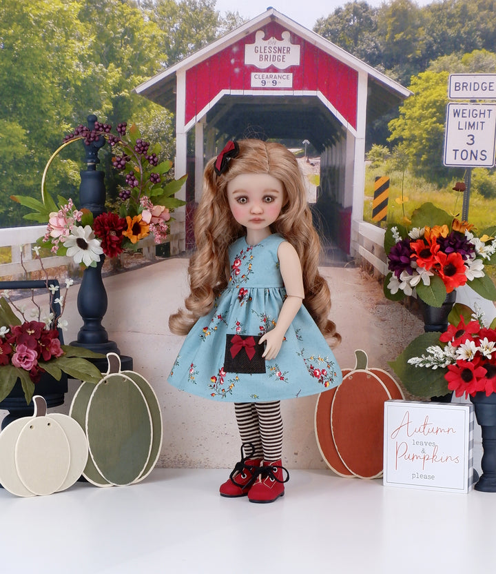 Autumn Day - dress with boots for Ruby Red Fashion Friends doll