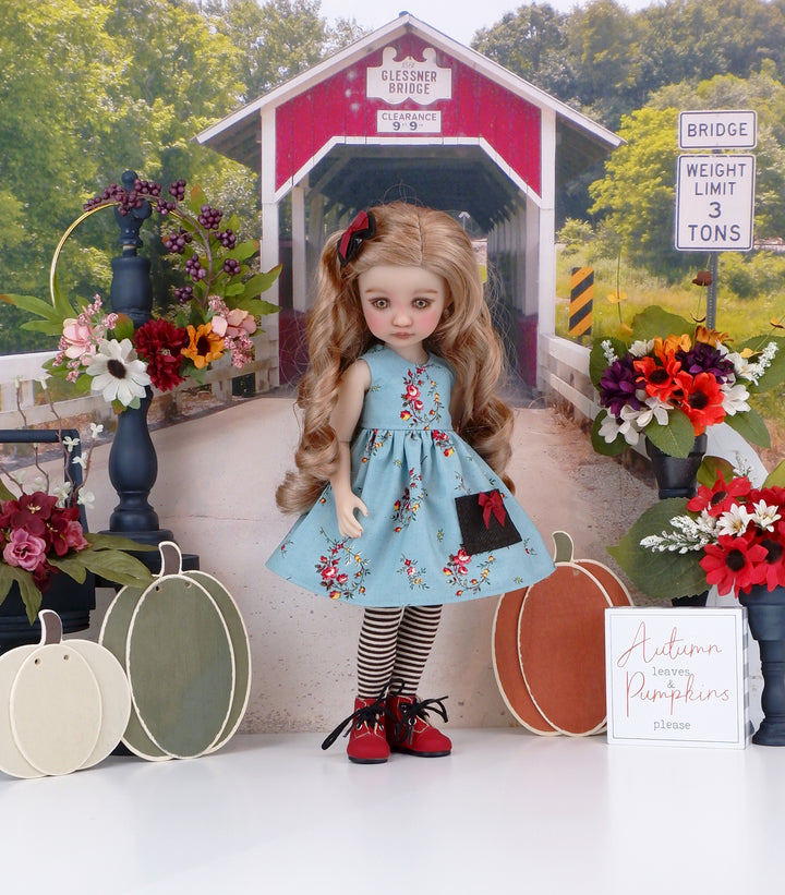 Autumn Day - dress with boots for Ruby Red Fashion Friends doll