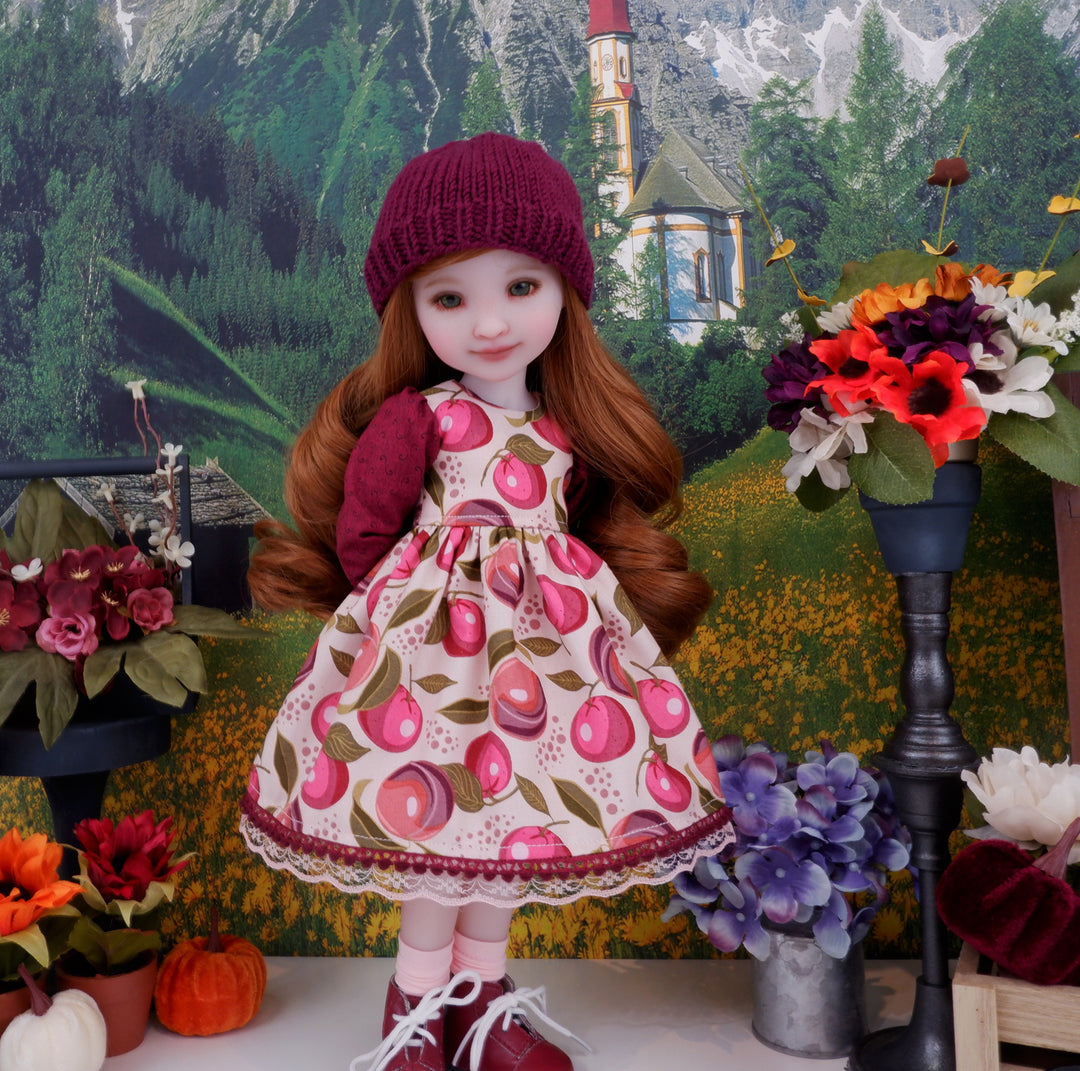 Autumn Fig - dress with boots for Ruby Red Fashion Friends doll