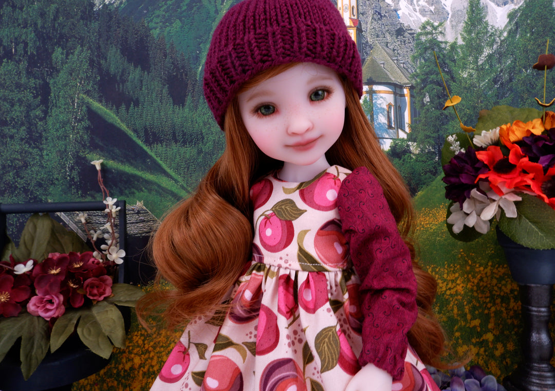 Autumn Fig - dress with boots for Ruby Red Fashion Friends doll