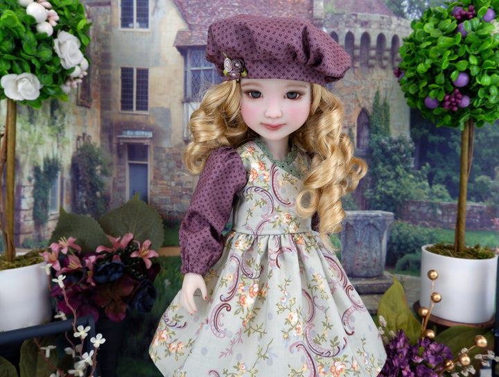 Autumn Filigree - dress with shoes for Ruby Red Fashion Friends doll