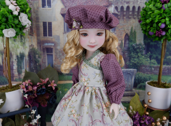 Autumn Filigree - dress with shoes for Ruby Red Fashion Friends doll
