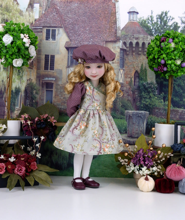 Autumn Filigree - dress with shoes for Ruby Red Fashion Friends doll