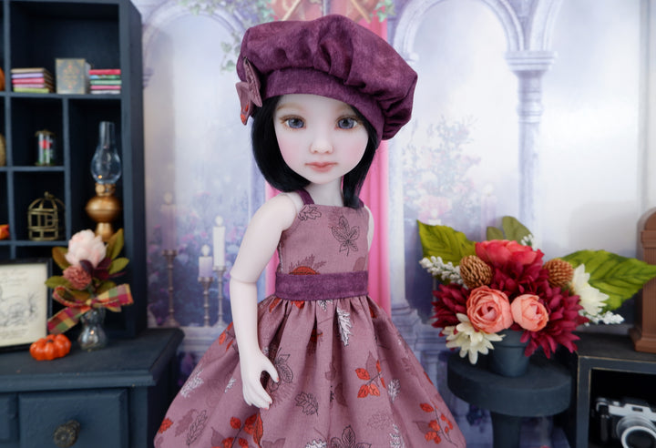 Autumn Foliage - dress with boots for Ruby Red Fashion Friends doll