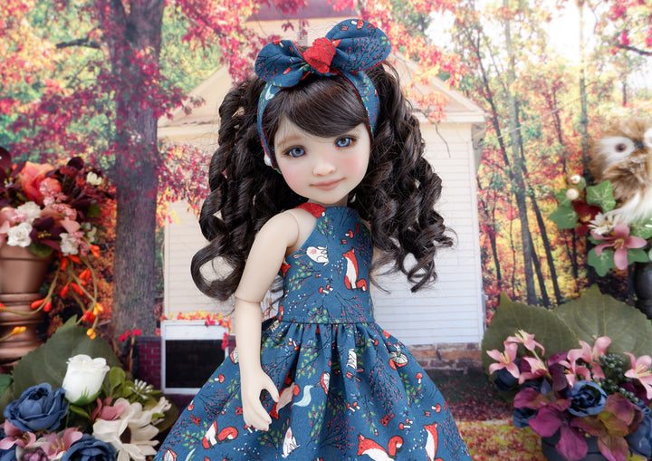 Autumn Fox - dress and shoes for Ruby Red Fashion Friends doll