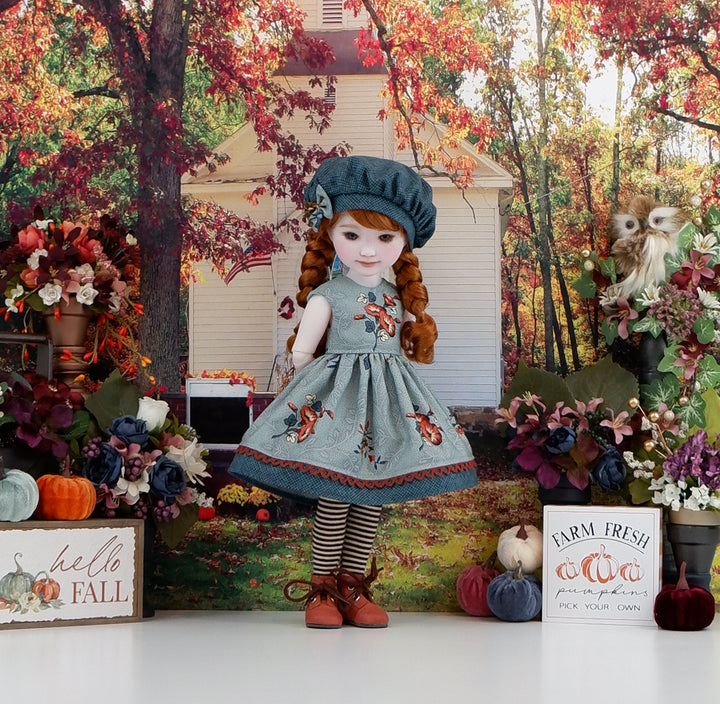 Autumn Glory - dress with boots for Ruby Red Fashion Friends doll
