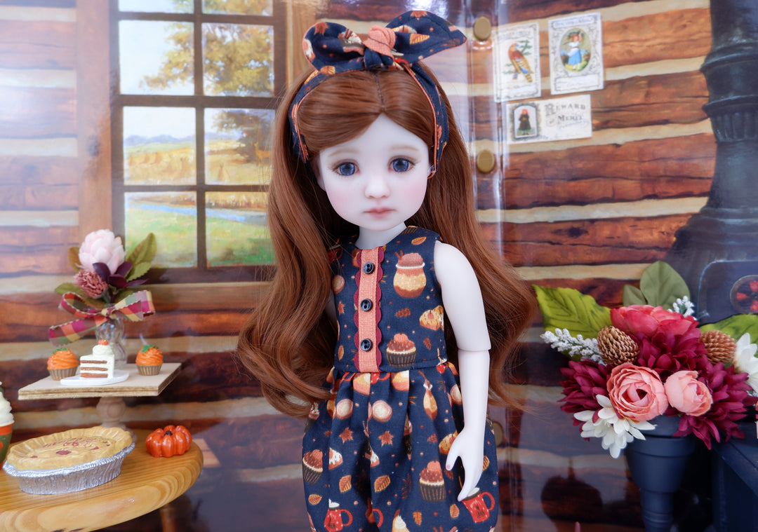 Autumn Goodies - romper with boots for Ruby Red Fashion Friends doll