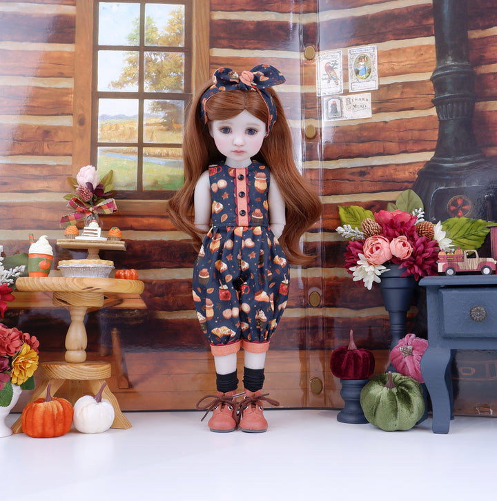 Autumn Goodies - romper with boots for Ruby Red Fashion Friends doll