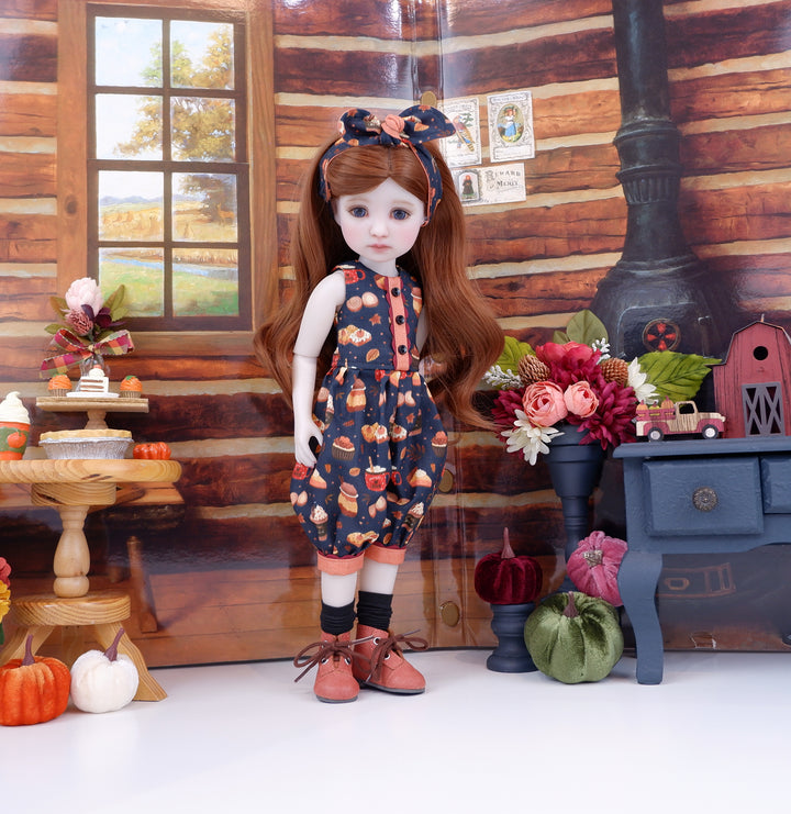 Autumn Goodies - romper with boots for Ruby Red Fashion Friends doll