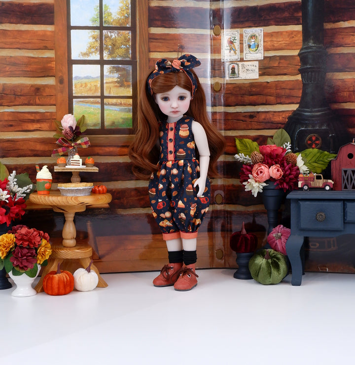 Autumn Goodies - romper with boots for Ruby Red Fashion Friends doll