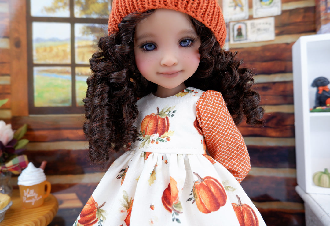 Autumn Harvest - dress with boots for Ruby Red Fashion Friends doll