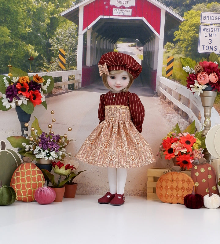 Autumn Heritage - dress with shoes for Ruby Red Fashion Friends doll