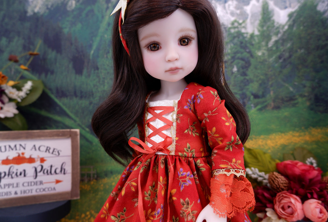 Autumn in Bavaria - dirndl dress and boots for Ruby Red Fashion Friends doll