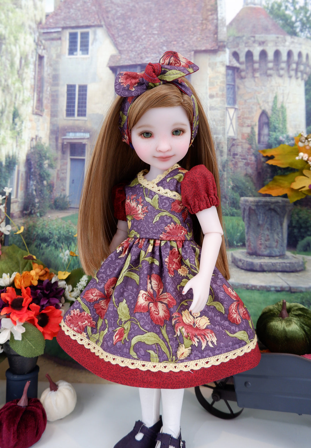 Autumn Iris - dress with shoes for Ruby Red Fashion Friends doll