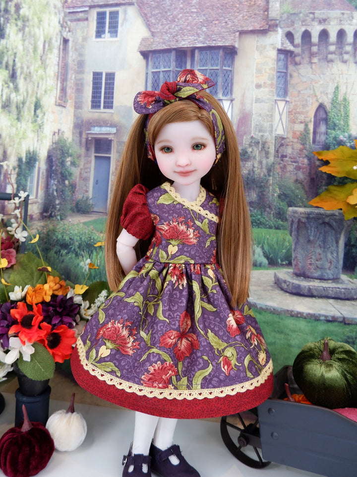 Autumn Iris - dress with shoes for Ruby Red Fashion Friends doll