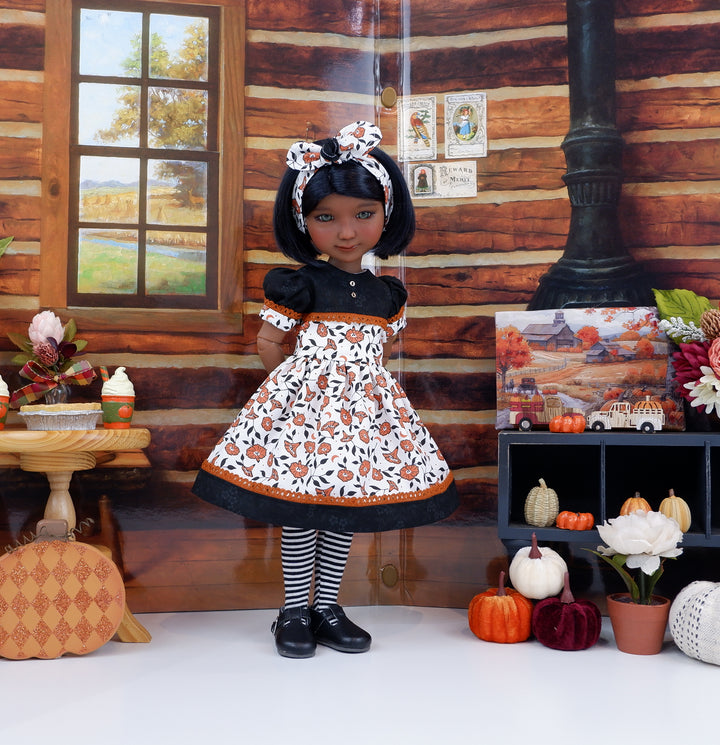 Autumn Morning Glory - dress and shoes for Ruby Red Fashion Friends doll
