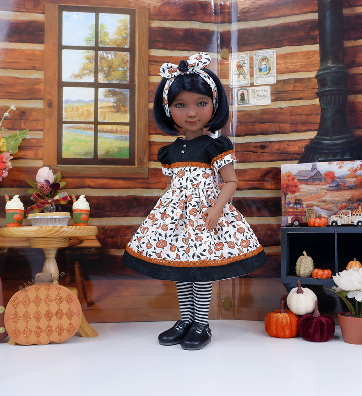 Autumn Morning Glory - dress and shoes for Ruby Red Fashion Friends doll