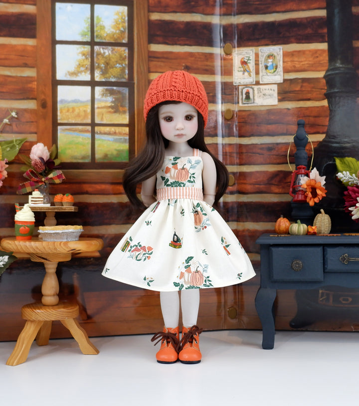 Autumn Spell - dress and sweater set with boots for Ruby Red Fashion Friends doll