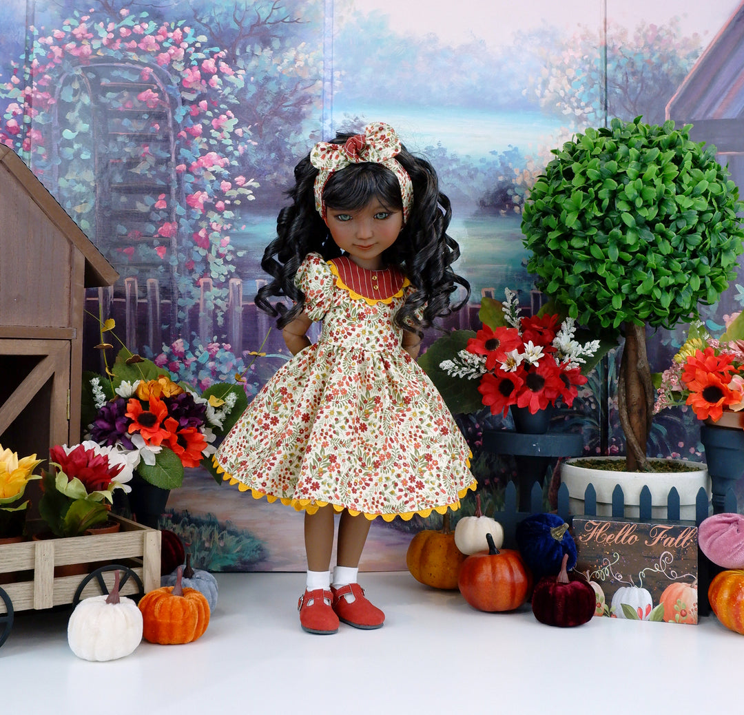 Autumn Stroll - dress with shoes for Ruby Red Fashion Friends doll