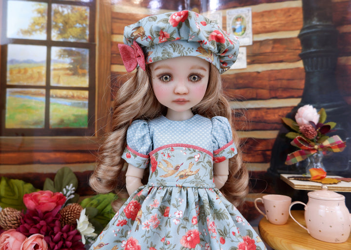 Autumn Wren - dress and shoes for Ruby Red Fashion Friends doll