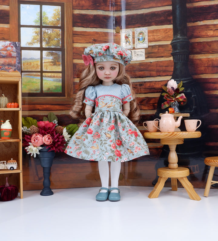 Autumn Wren - dress and shoes for Ruby Red Fashion Friends doll