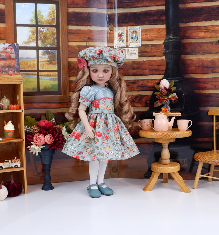 Autumn Wren - dress and shoes for Ruby Red Fashion Friends doll
