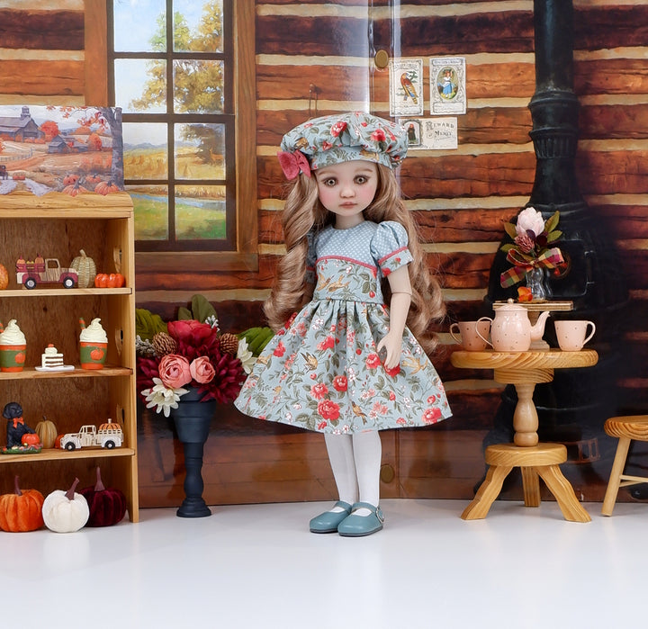 Autumn Wren - dress and shoes for Ruby Red Fashion Friends doll