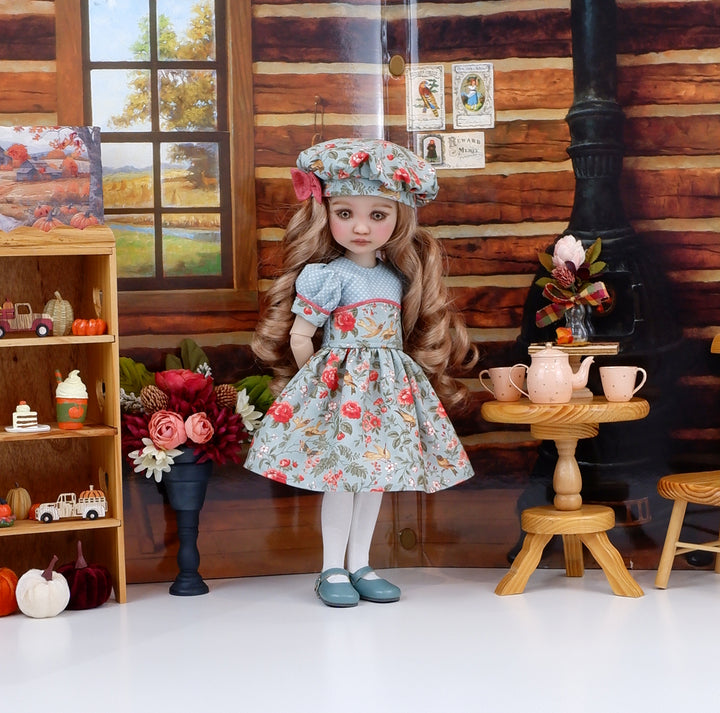 Autumn Wren - dress and shoes for Ruby Red Fashion Friends doll