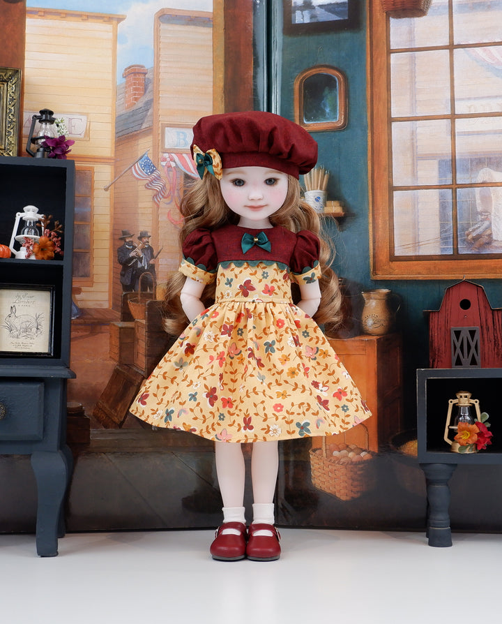 Awe of Autumn - dress with shoes for Ruby Red Fashion Friends doll