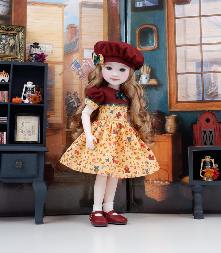 Awe of Autumn - dress with shoes for Ruby Red Fashion Friends doll