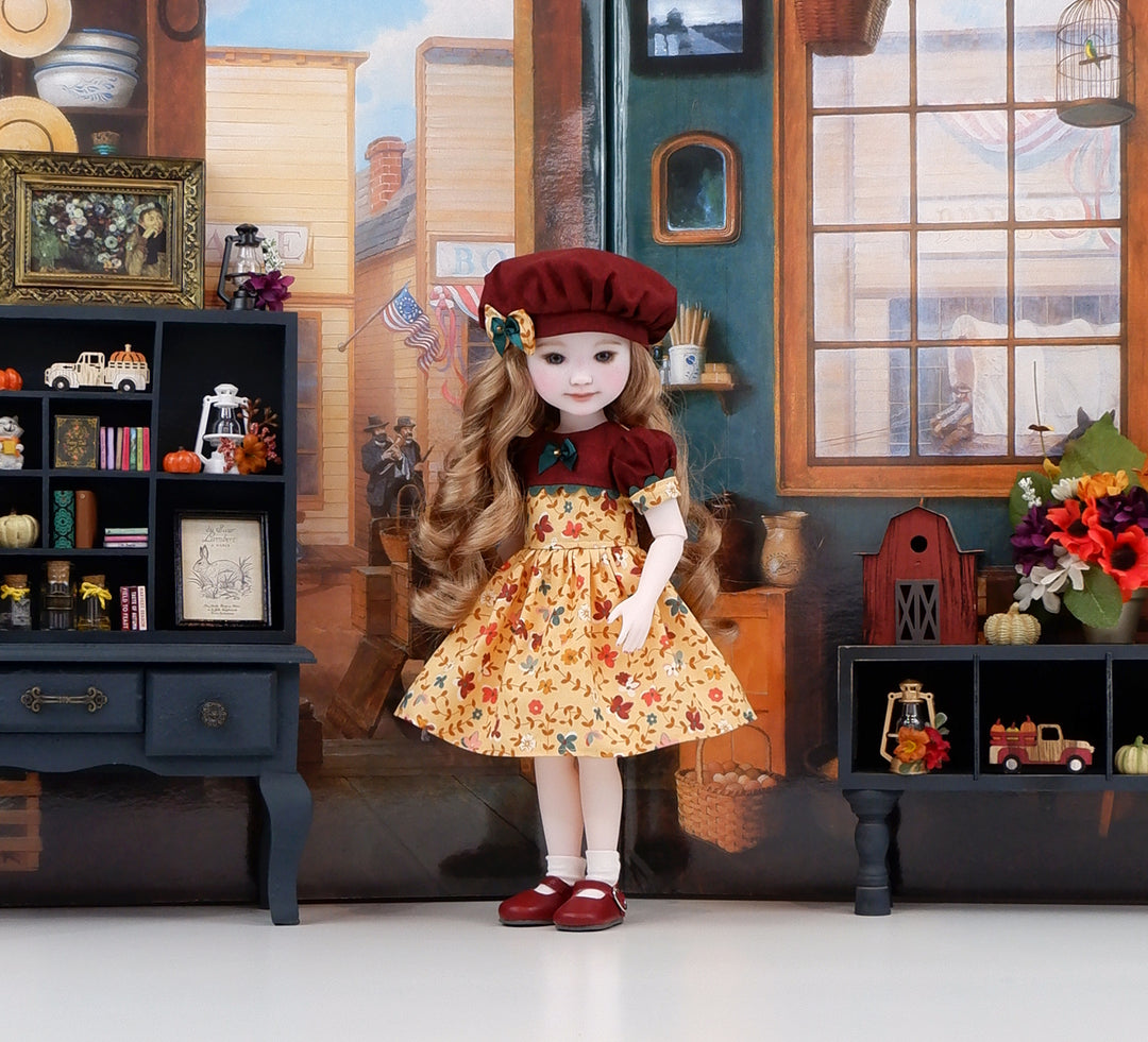 Awe of Autumn - dress with shoes for Ruby Red Fashion Friends doll